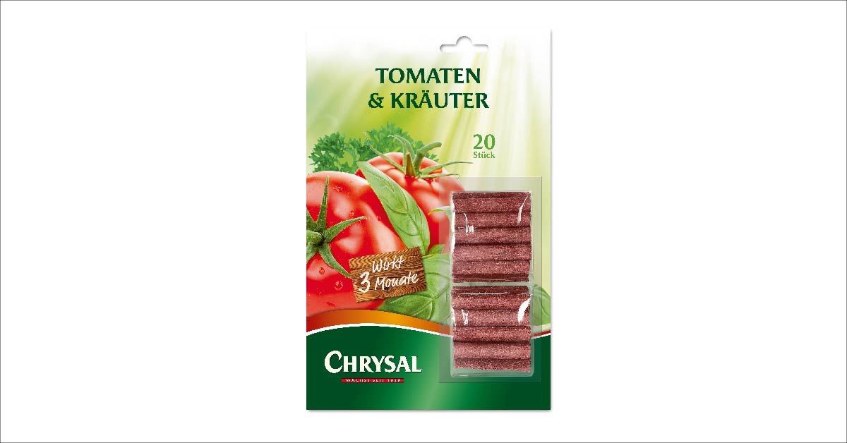 Chrysal Düngestäbchen Tomate & Kräuter