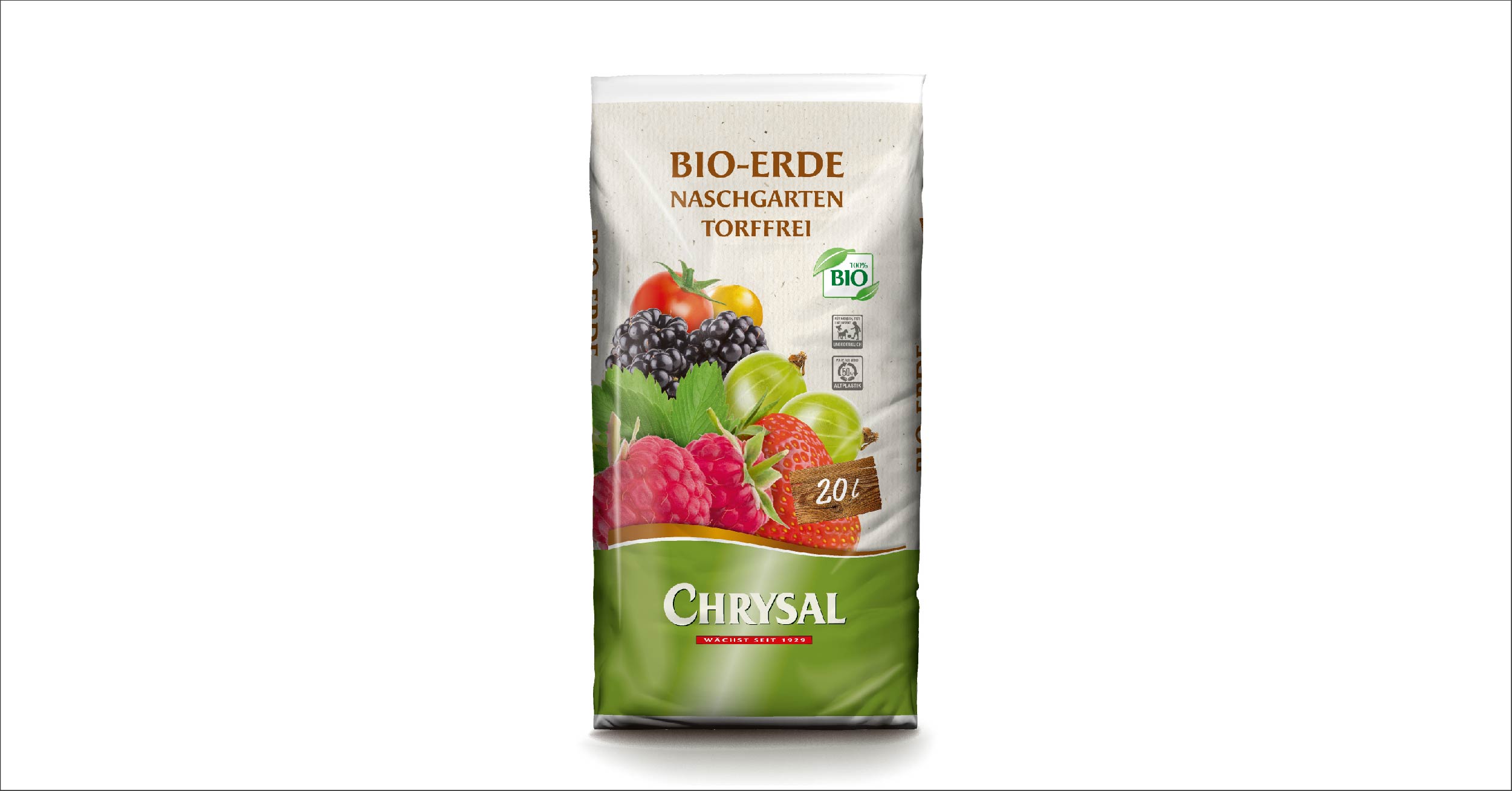 Bio Erde Naschgarten torffrei