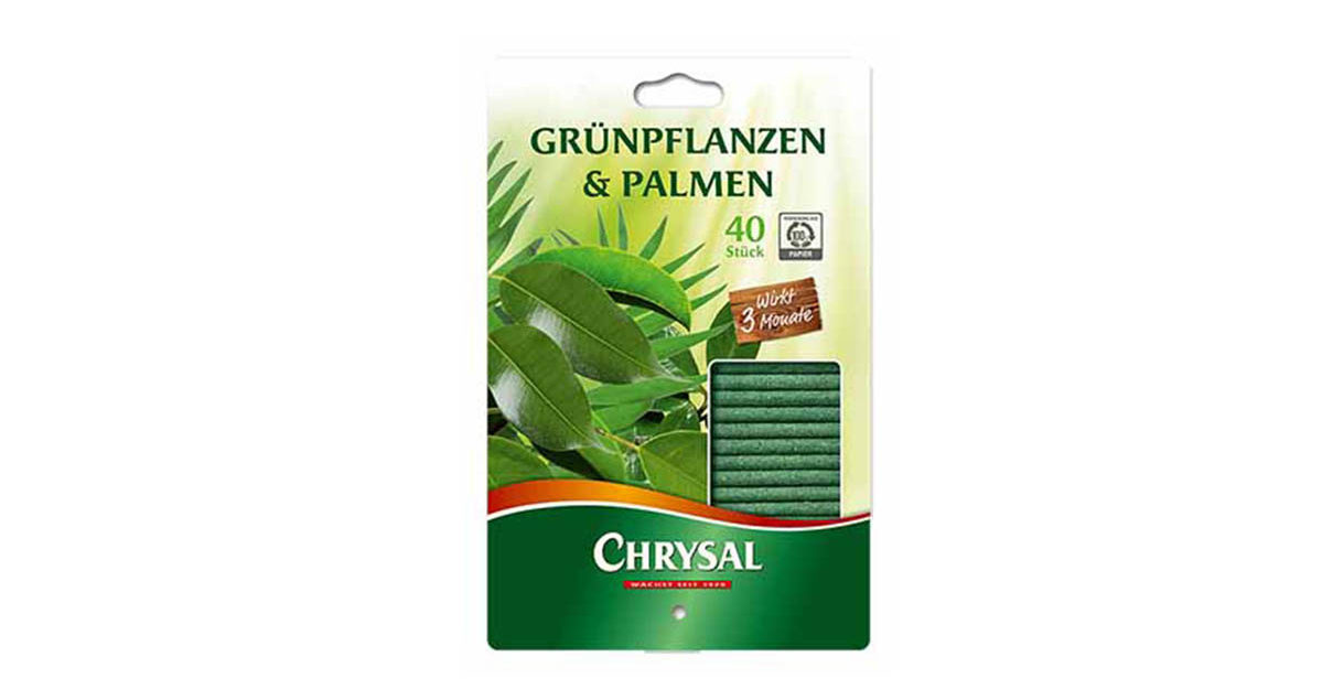 Chrysal Düngestäbchen Grünpflanzen & Palmen